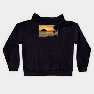 Sunset on Kata Beach, Phuket, Thailand Kids Hoodie